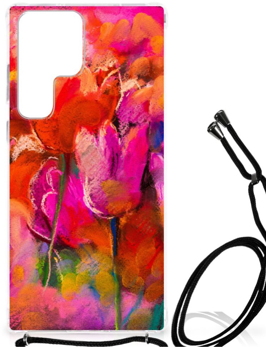 Back Cover Samsung Galaxy S23 Ultra Tulips
