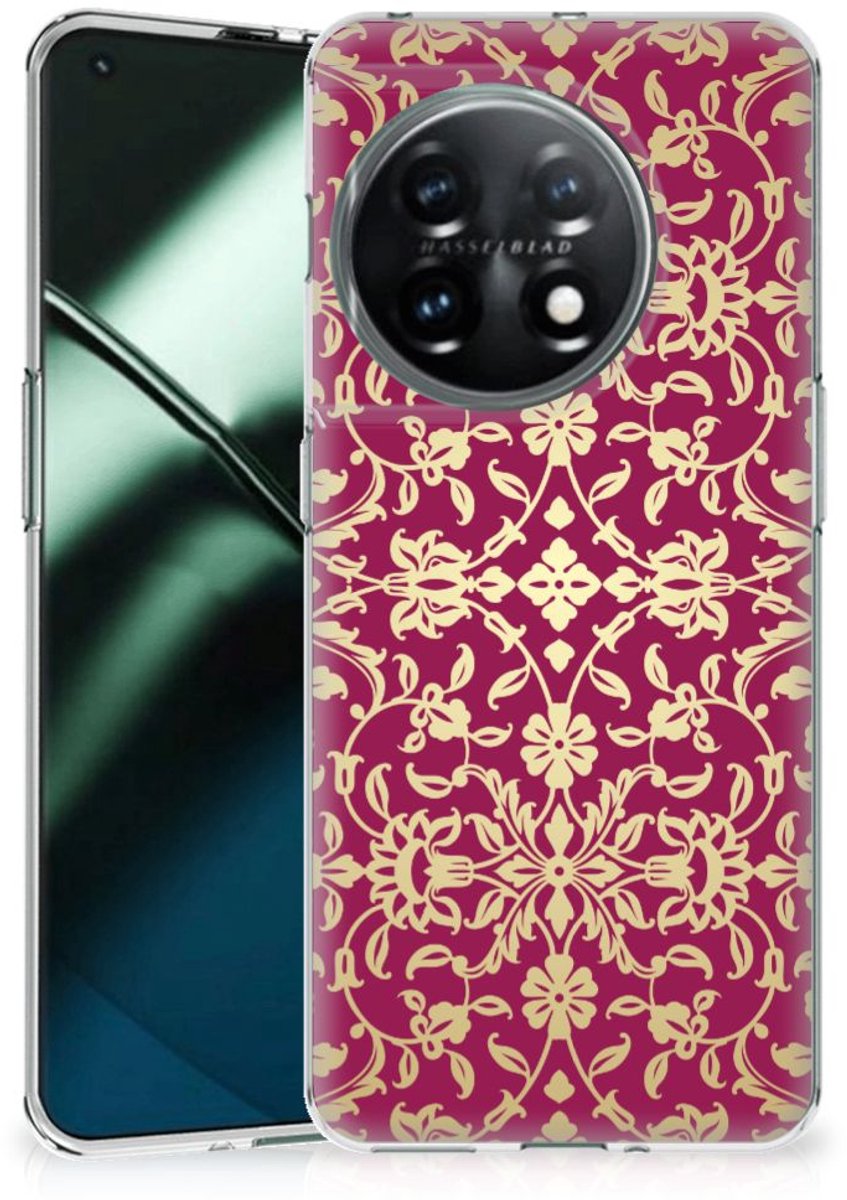 Siliconen Hoesje OnePlus 11 Barok Pink
