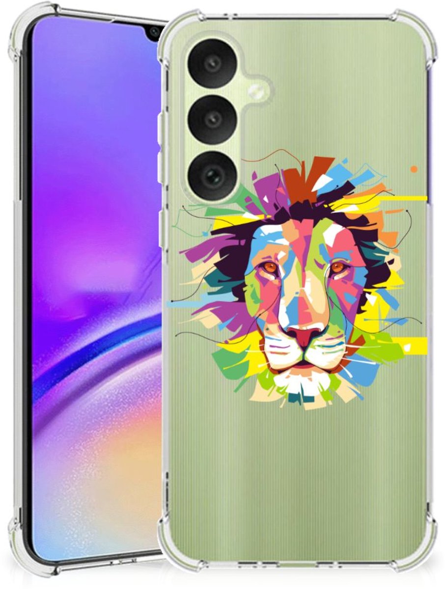 Samsung Galaxy A35 Stevig Bumper Hoesje Lion Color