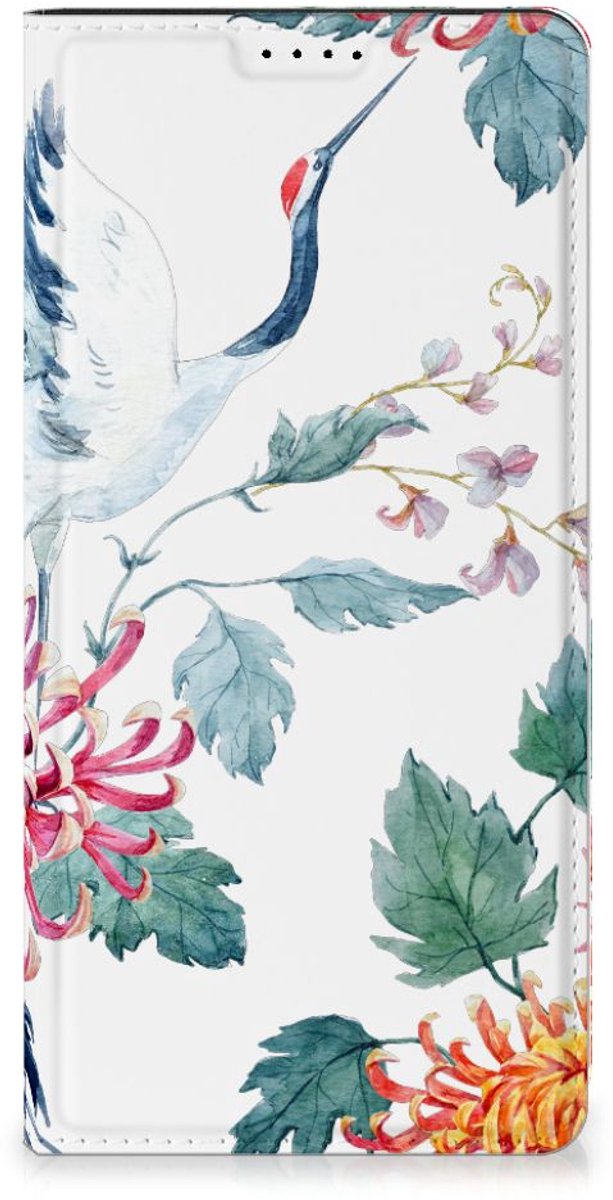 Samsung Galaxy A15 Hoesje maken Bird Flowers