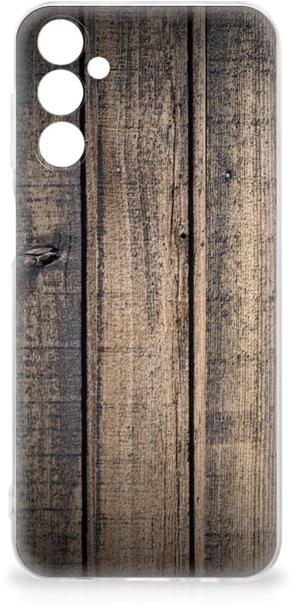Samsung Galaxy M14 Bumper Hoesje Steigerhout