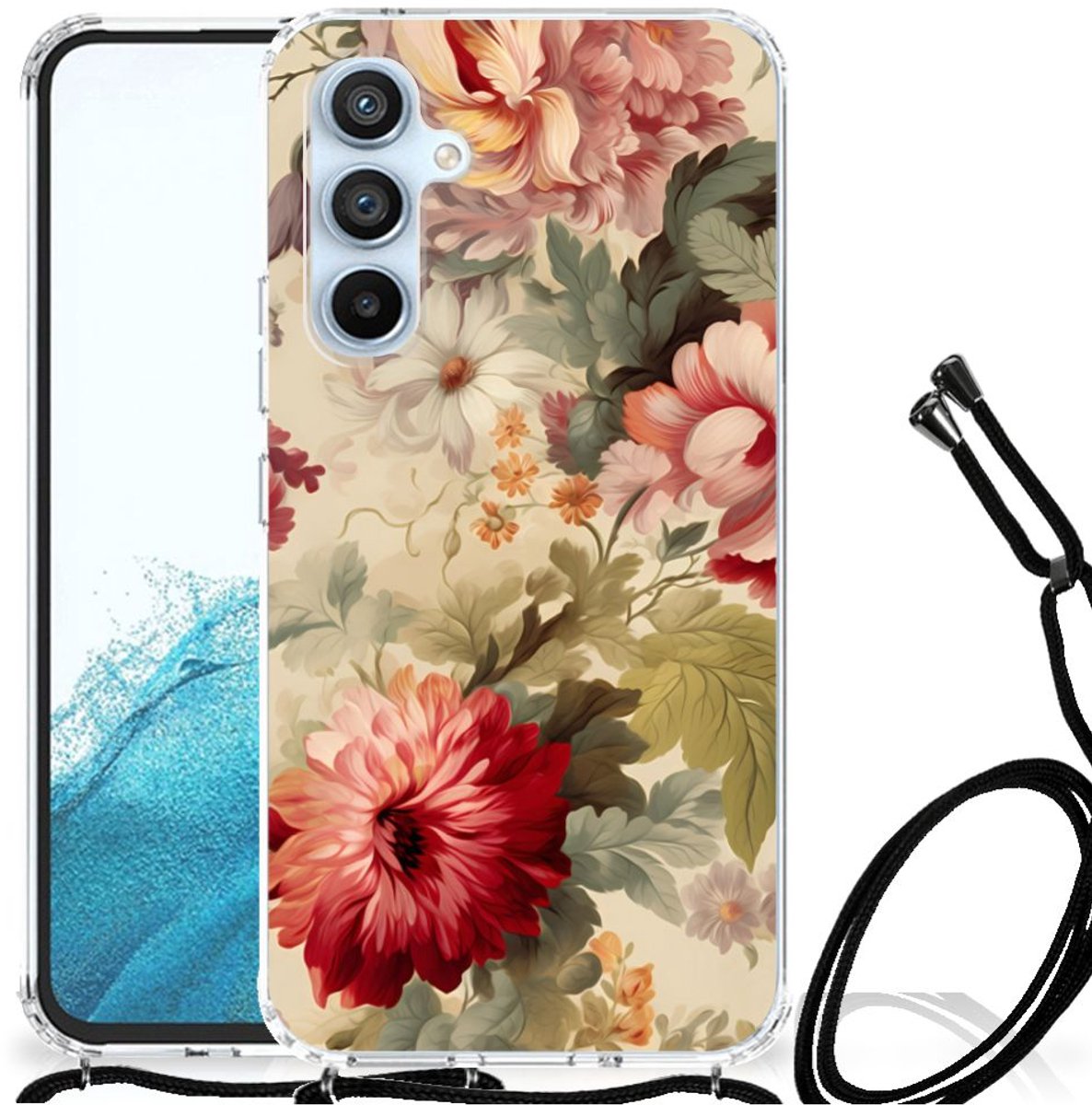 Case voor Samsung Galaxy A54 5G Bloemen