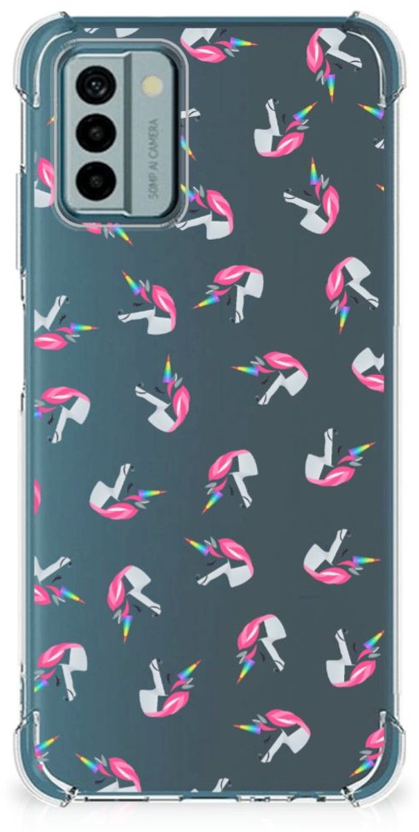 Doorzichtige Silicone Hoesje voor Nokia G22 Unicorns