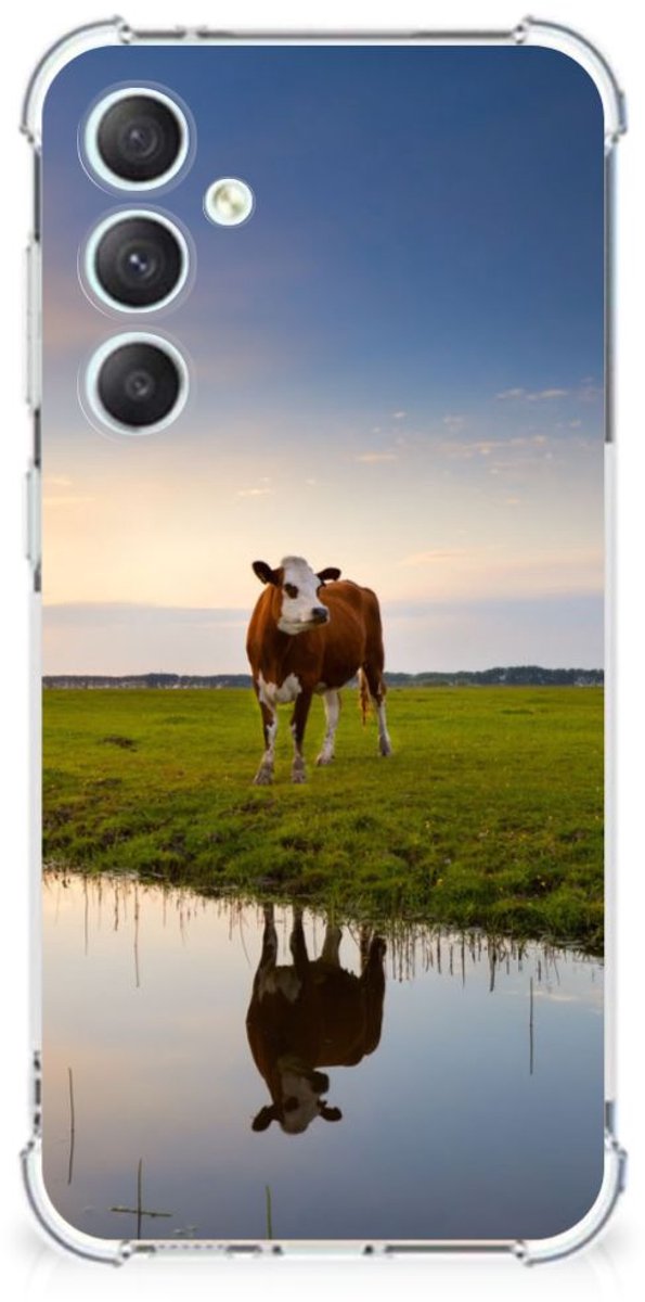 Back Cover voor Samsung Galaxy S23 FE Case Anti-shock Koe