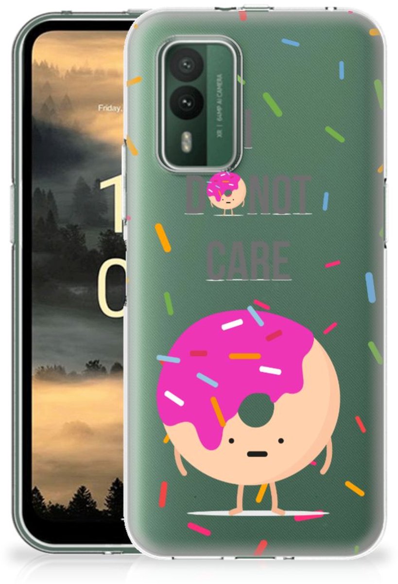 Nokia XR21 Siliconen Case Donut Roze