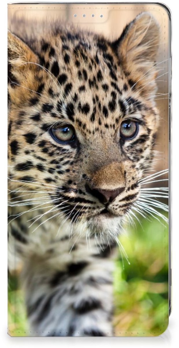 Motorola Moto G62 5G Hoesje maken Baby Luipaard