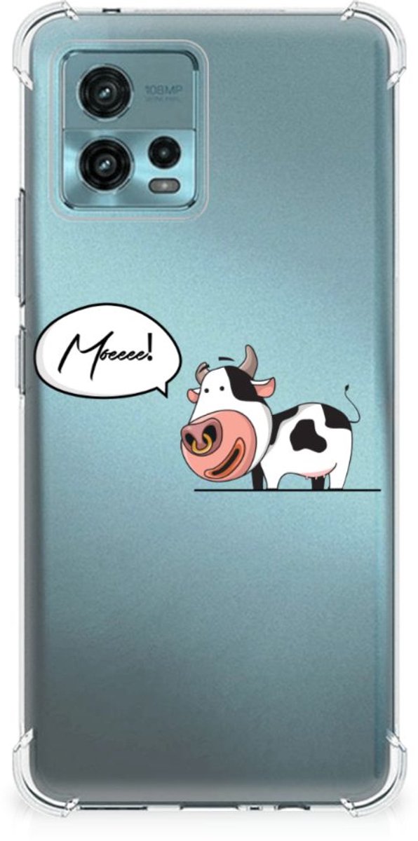 otorola Moto G72 Stevig Bumper Hoesje Cheeky Cow