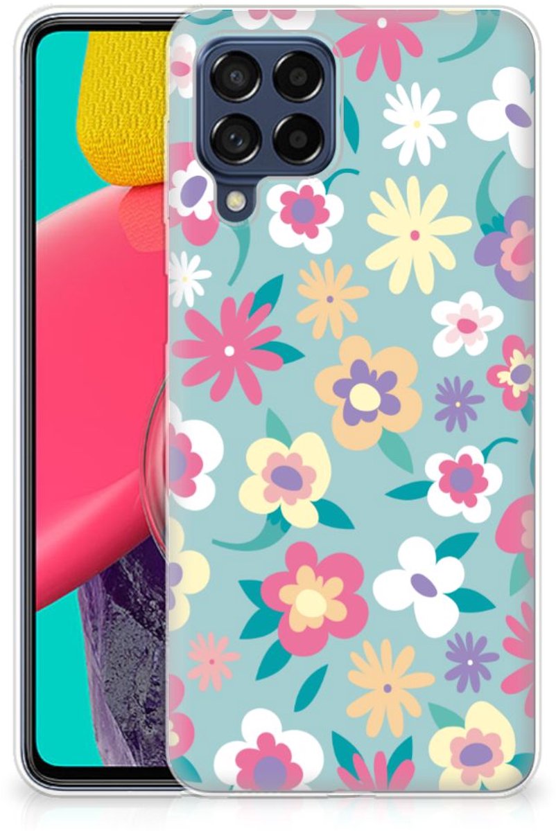 Samsung Galaxy M53 TPU Case Flower Power