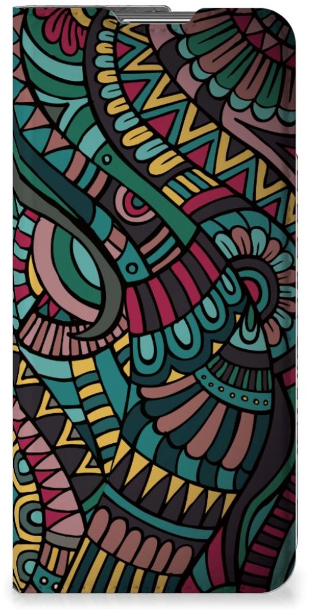 OPPO Find X5 Pro Hoesje met Magneet Aztec