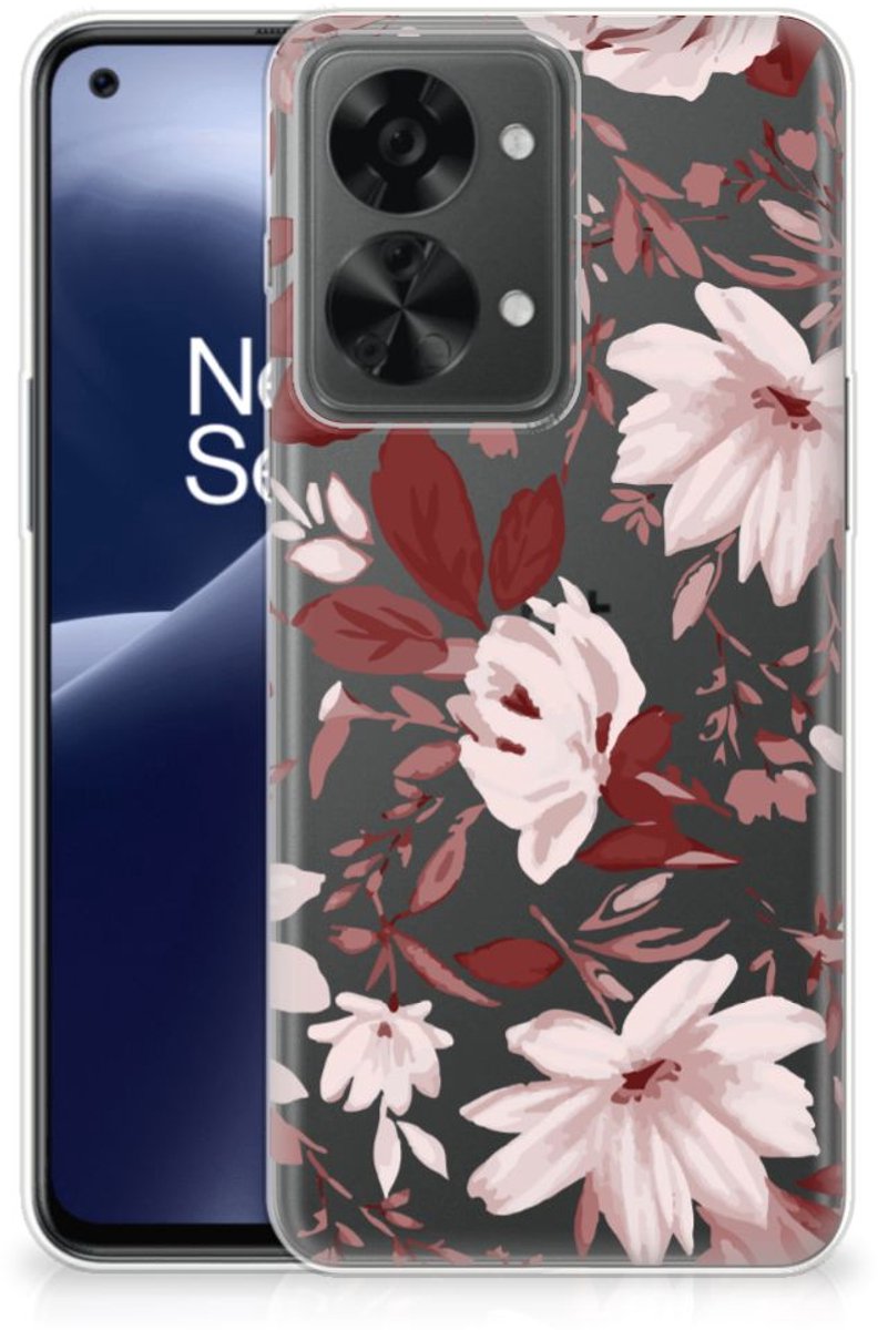 Hoesje maken OnePlus Nord 2T Watercolor Flowers