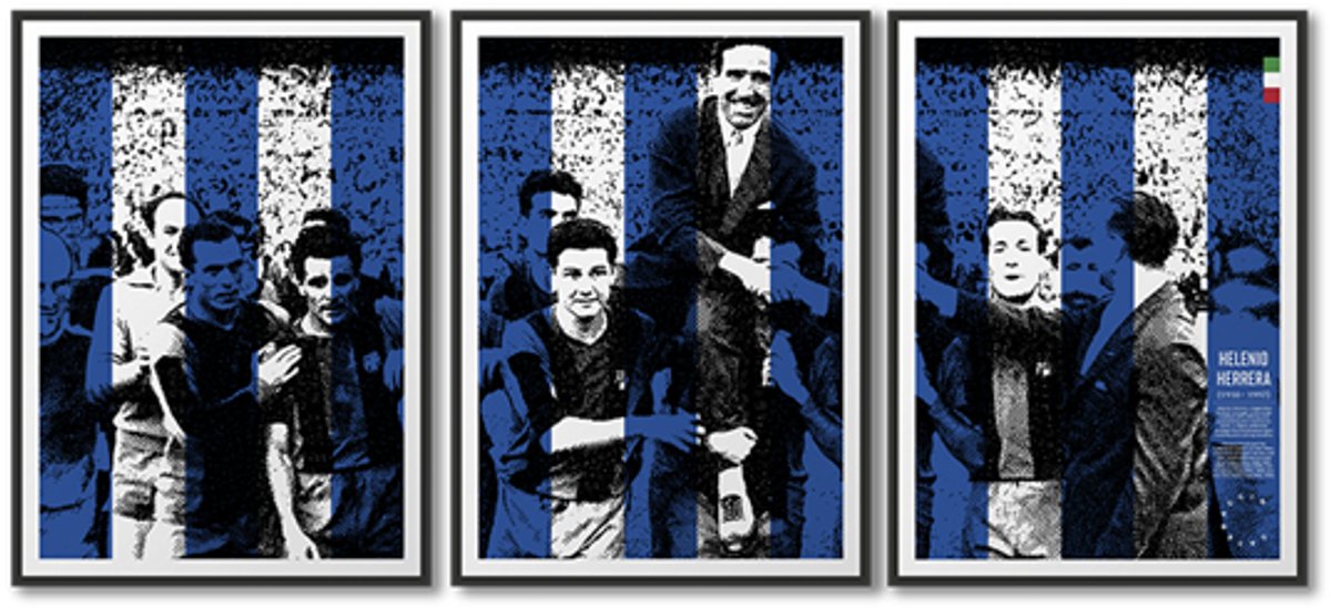 Helenio Herrera poster set