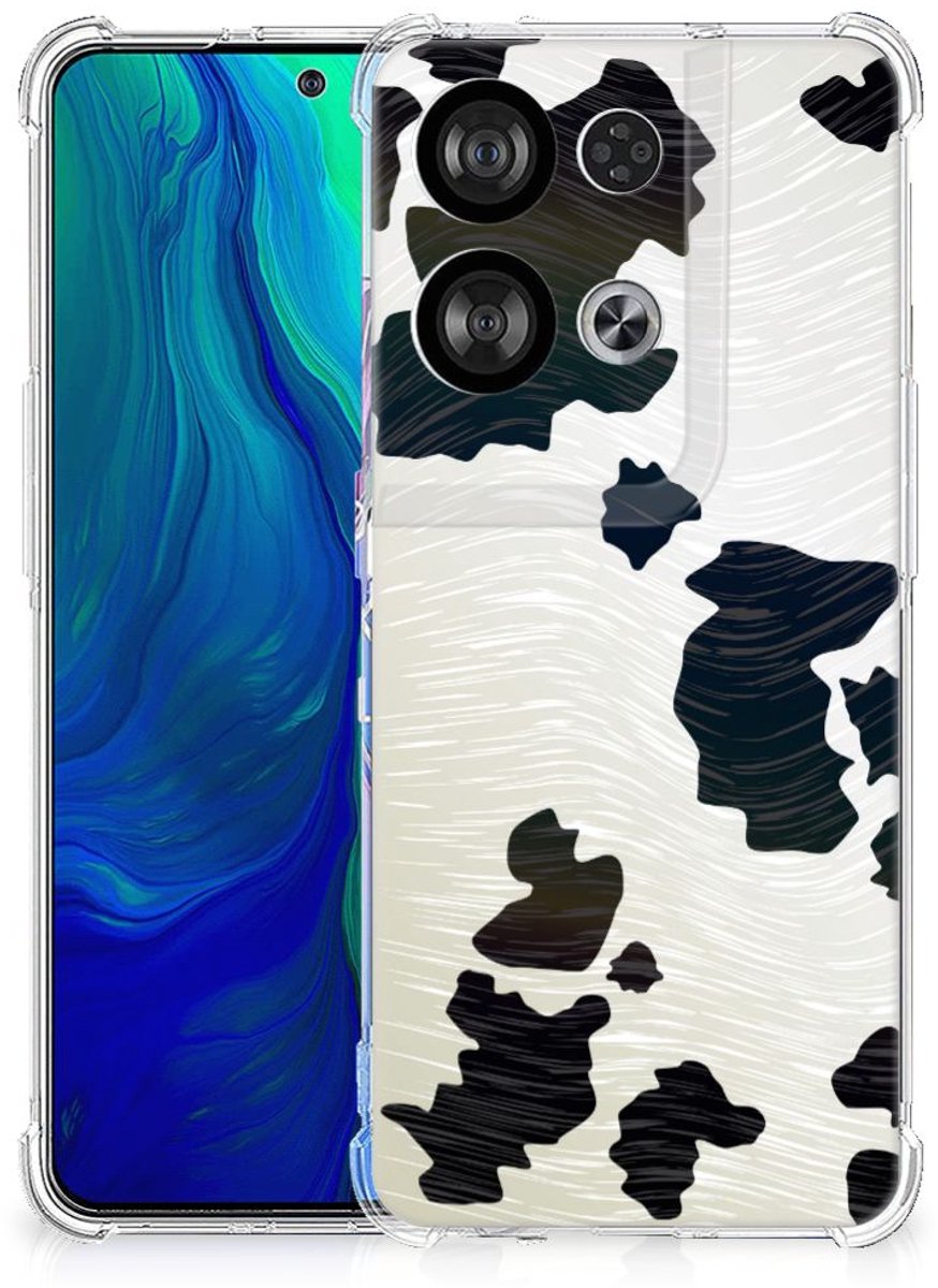 OPPO Reno8 Case Anti-shock Koeienvlekken