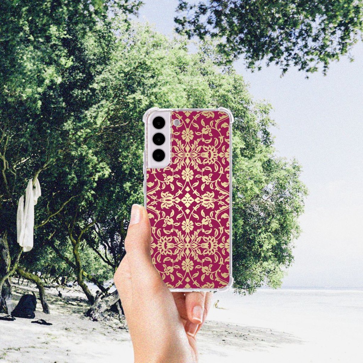 Anti Shock Case Samsung Galaxy S22 Plus Barok Pink