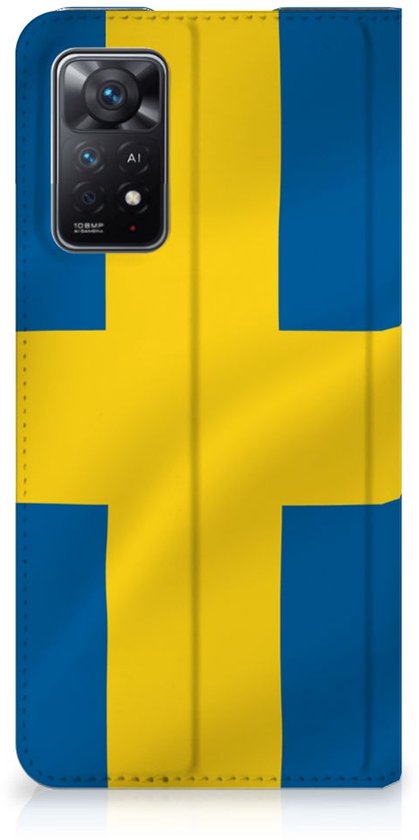 Coque Xiaomi Redmi Note 11 Pro Flip Case Drapeau Suédois
