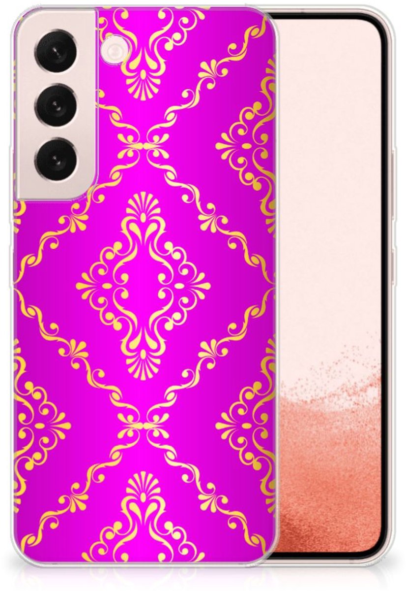 Siliconen Hoesje Samsung Galaxy S22 Barok Roze