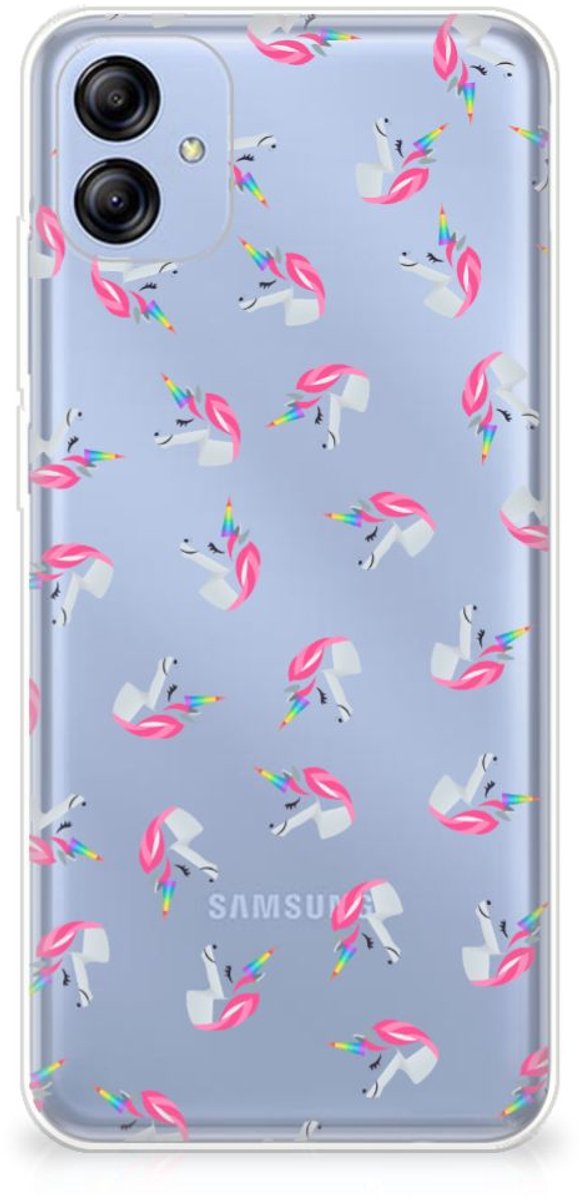 TPU bumper voor Samsung Galaxy A04e Unicorns