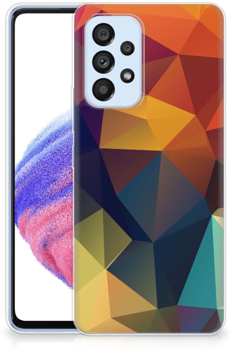 Samsung Galaxy A53 5G TPU Hoesje Polygon Color