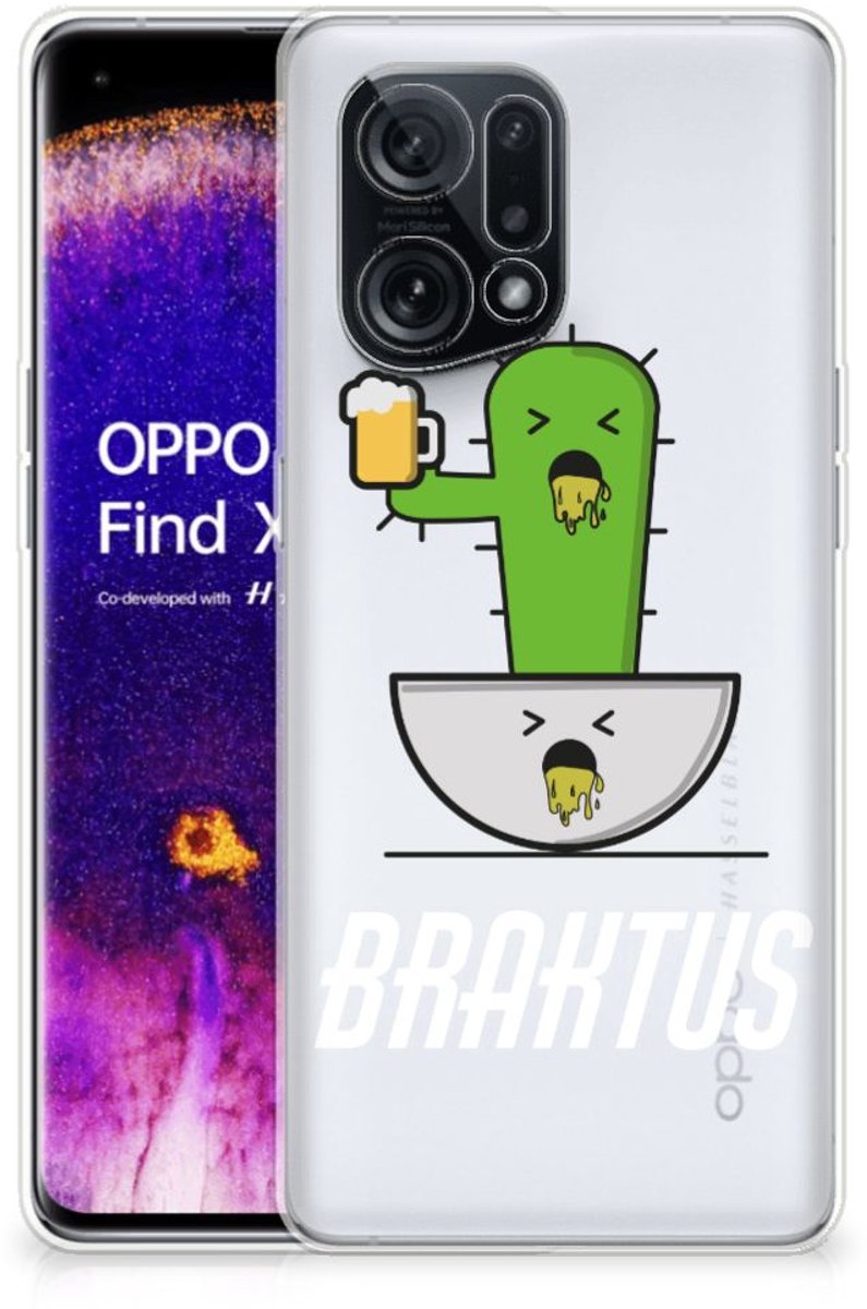 OPPO Find X5 Telefoonhoesje met Naam Braktus