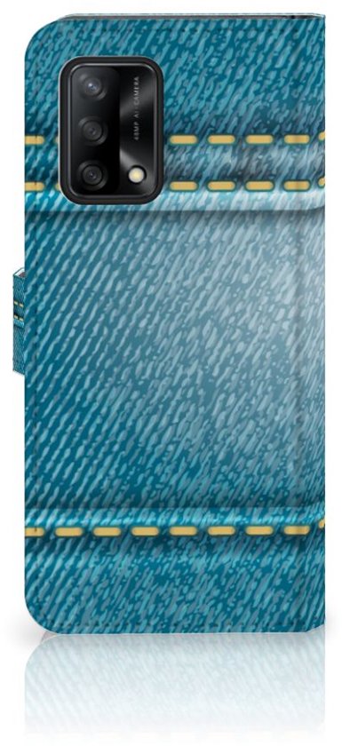 Etui Housse pour OPPO A74 4G Coque Téléphone Jeans