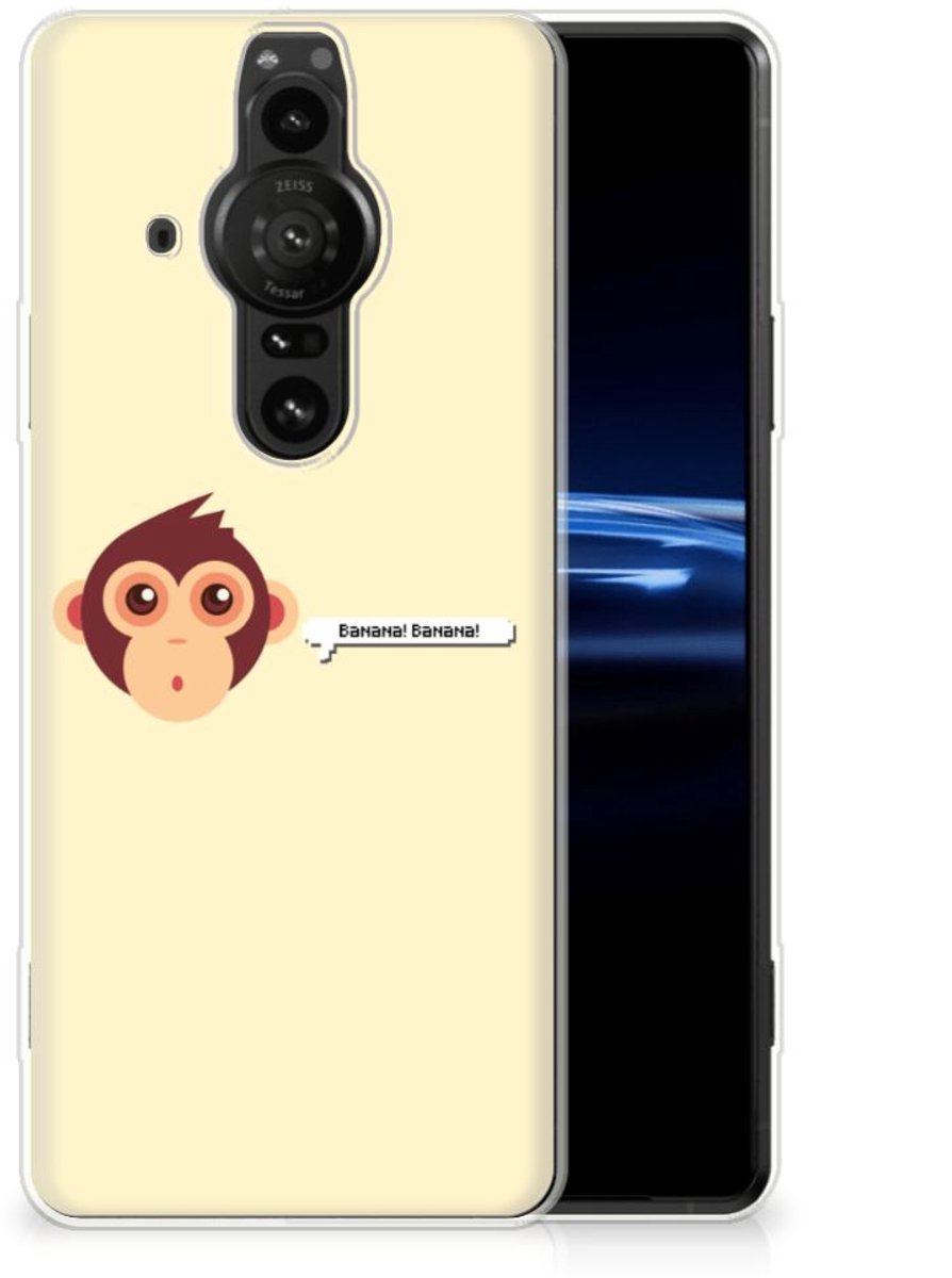 Sony Xperia Pro-I Telefoonhoesje met Naam Monkey