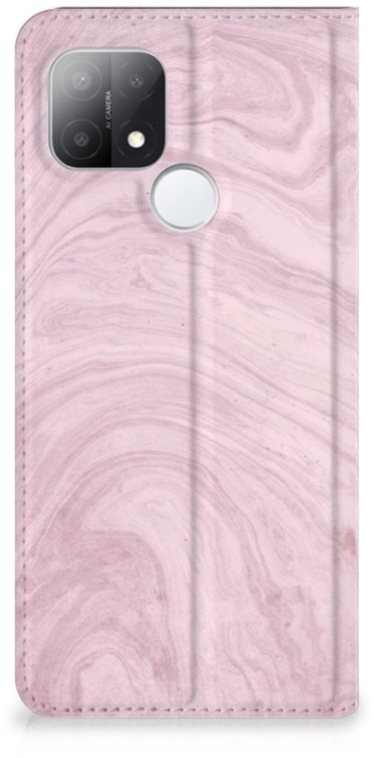 Etui à OPPO A15 Smart Cover Marbre Pink