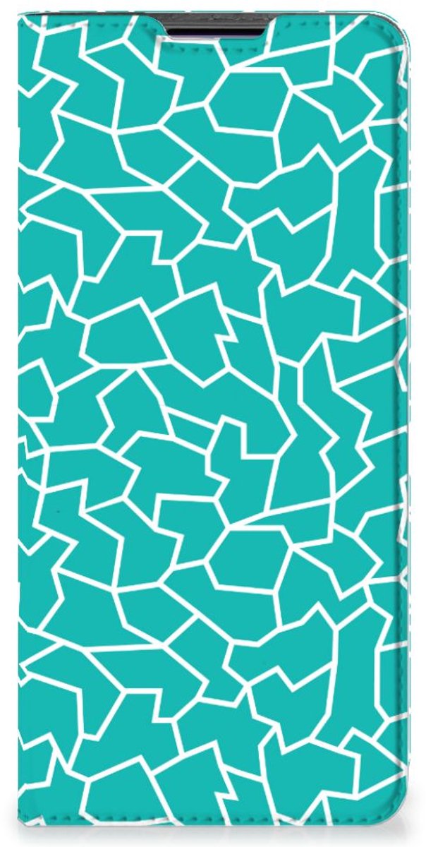 Motorola Edge 30 Pro Bookcase Cracks Blue