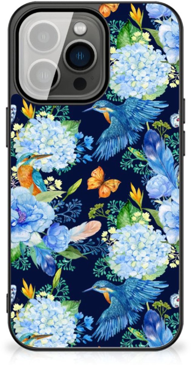 Dierenprint Telefoonhoesje voor iPhone 13 Pro IJsvogel