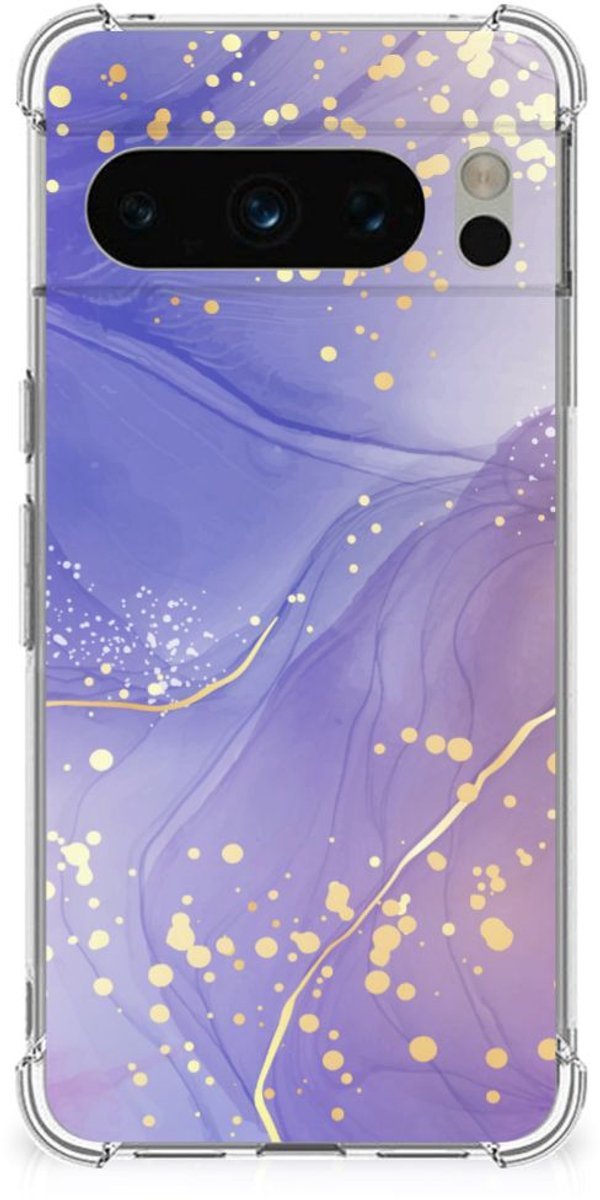 Back Cover voor Google Pixel 8 Pro Watercolor Paars