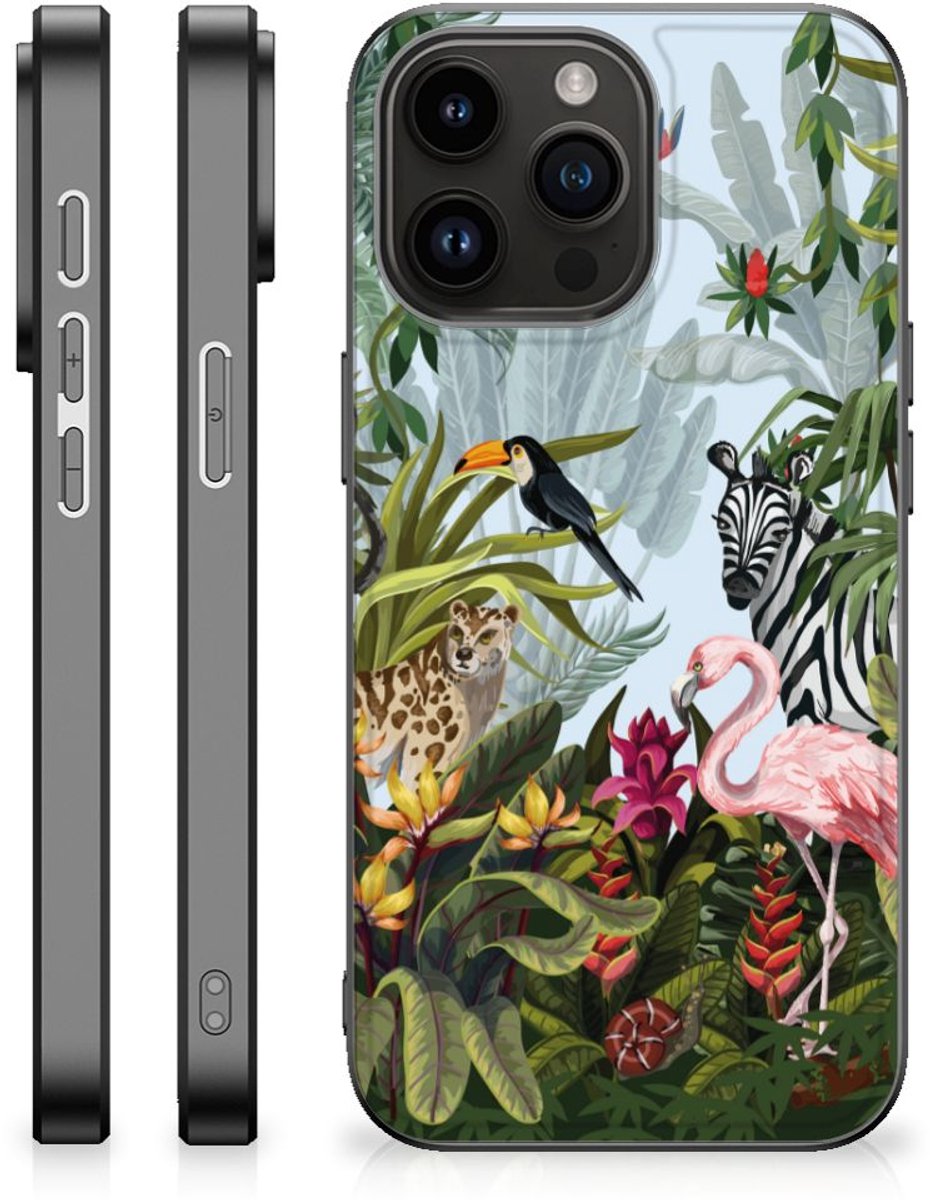 Dierenprint Telefoonhoesje voor iPhone 15 Pro Max Jungle