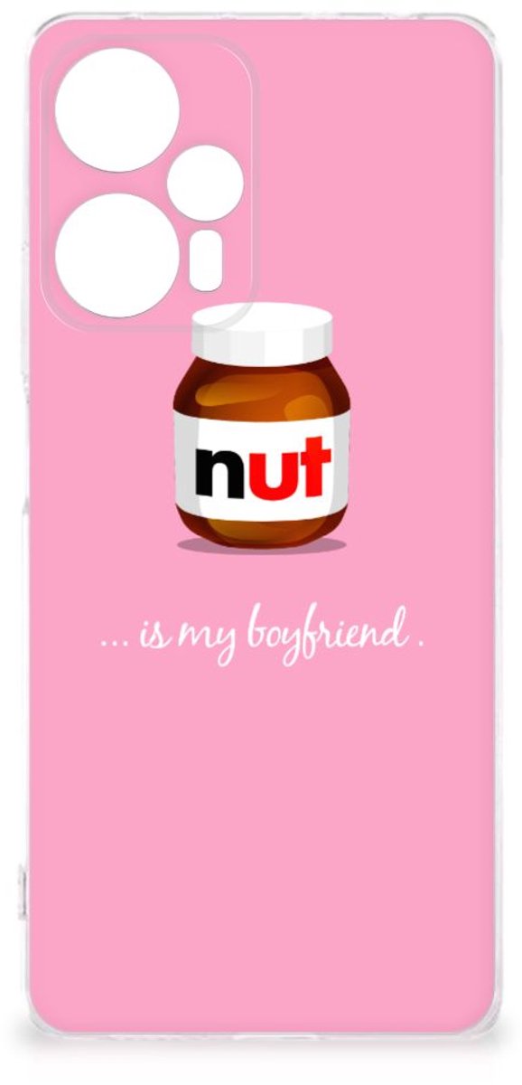 Back Cover voor Xiaomi Poco F5 Siliconen Case Nut Boyfriend