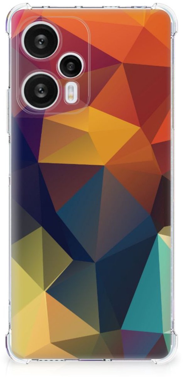 Xiaomi Poco F5 Shockproof Case Polygon Color