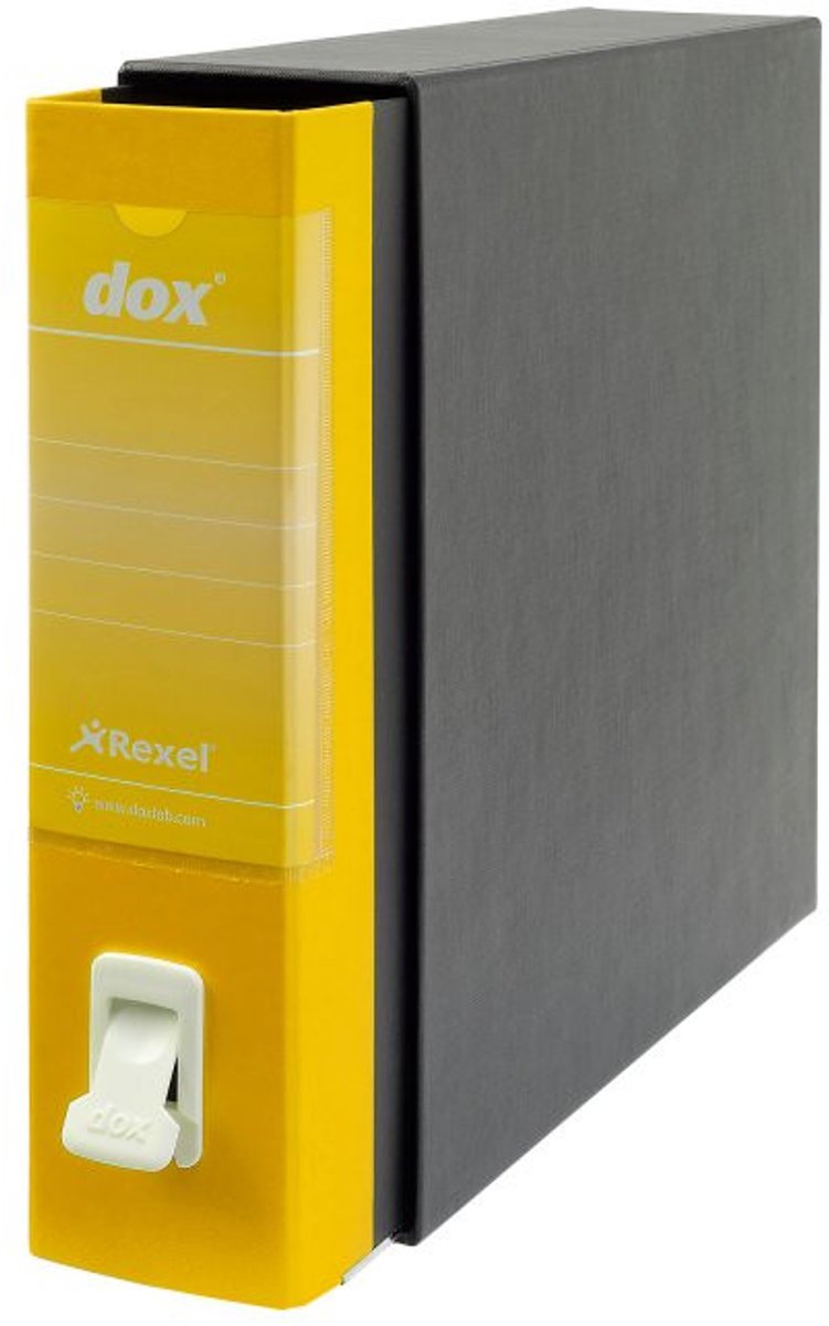 Rexel D26206 ringband Foolscap Zwart, Geel Meerkleurig