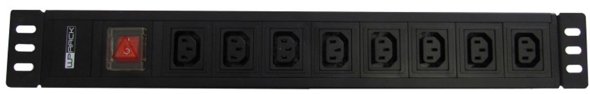 WP WPN-PDU-I05-08 energiedistributie 8 AC-uitgang(en) 1.5U Zwart