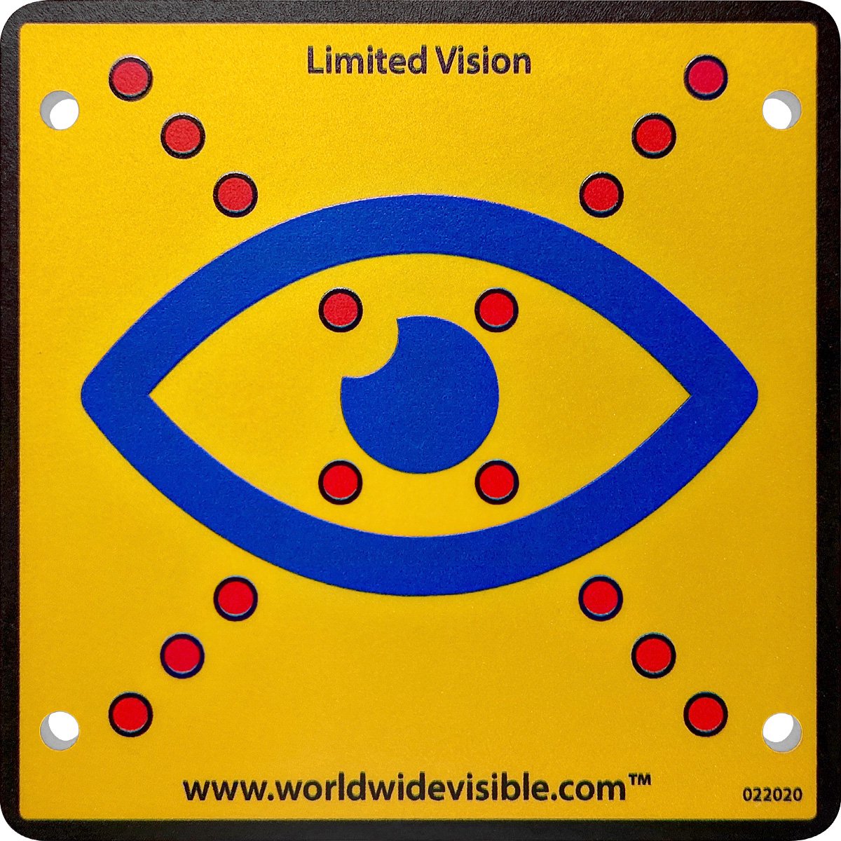Goedkoopste Limited Vison Reflecteerde bordje