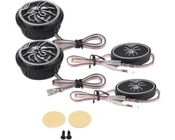 Tweeter 2 Stuks - Creatieve Auto Spider Patroon - Super Power Luid - Audio Luidspreker Tweeter - Luidspreker .