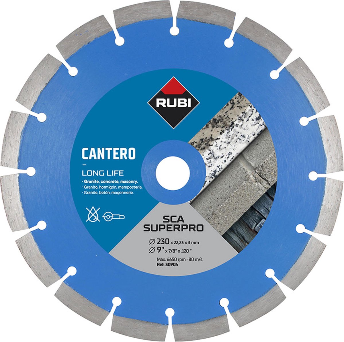 Rubi Zaagblad SCA 230 mm 230 x 22,2 mm