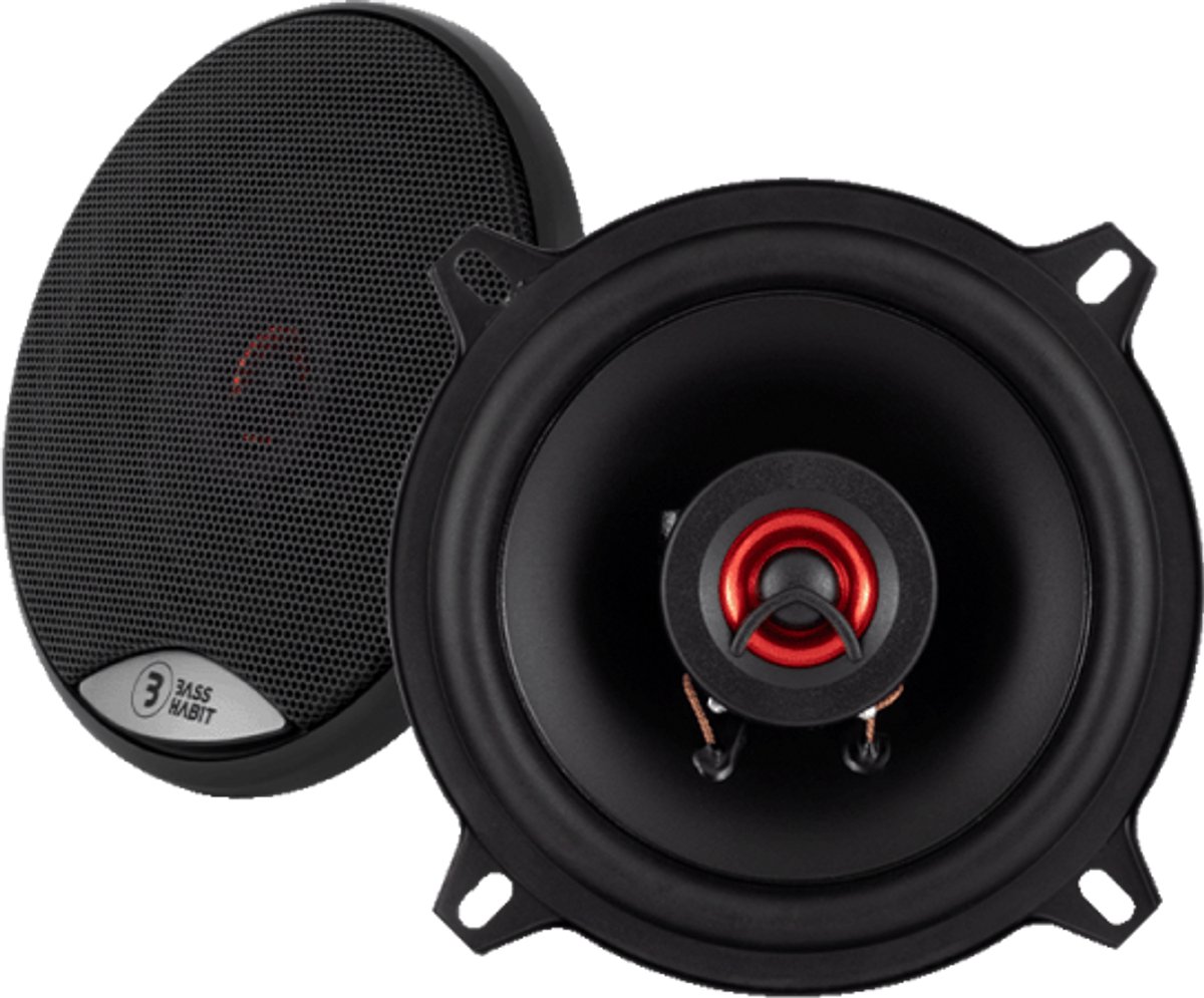 Bass Habit Play 130mm 2-weg Speaker 100W Max Audio Systeem Zwart