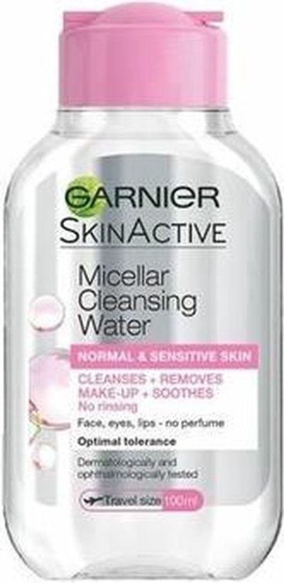 Garnier SkinActive Micellair Reinigingswater voor de Gevoelige Huid – Milde Gezichtsreiniging – Zachte Make-Up Remover - Reisformaat - 6 x 100ml