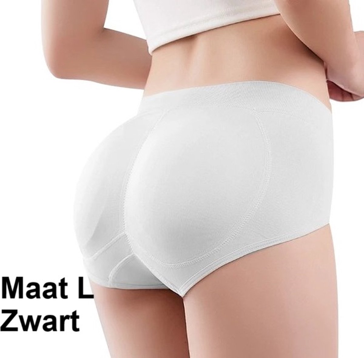Cheaperito Slip Met Vulling I Corrigerende Slip I Ondergoed Body Shaper I Billen Liften I Billen Lifter I Maat Large I Zwart