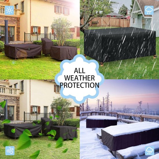 Awnic Housse de Protection pour Banc de Jardin - Imperméable - Polyester 420D - 3 Places - 175 x 85 x 65 cm Awnic Housse de Protection pour Banc de Jardin - Imperméable - Polyester 420D - 3 Places - 175 x 85 x 65 cm