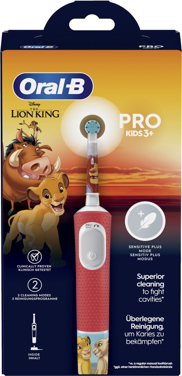 Afbeelding 3 van Oral-B Elektrische Tandenborstel Pro Kids Lion King -