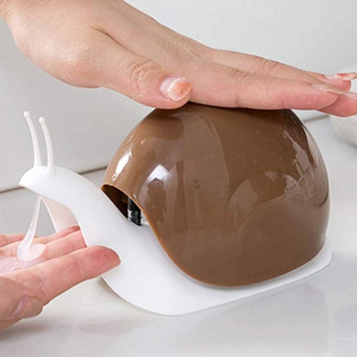 Leuke slakkenvorm zeepdispenser voor keuken en badkamer - 120 ml