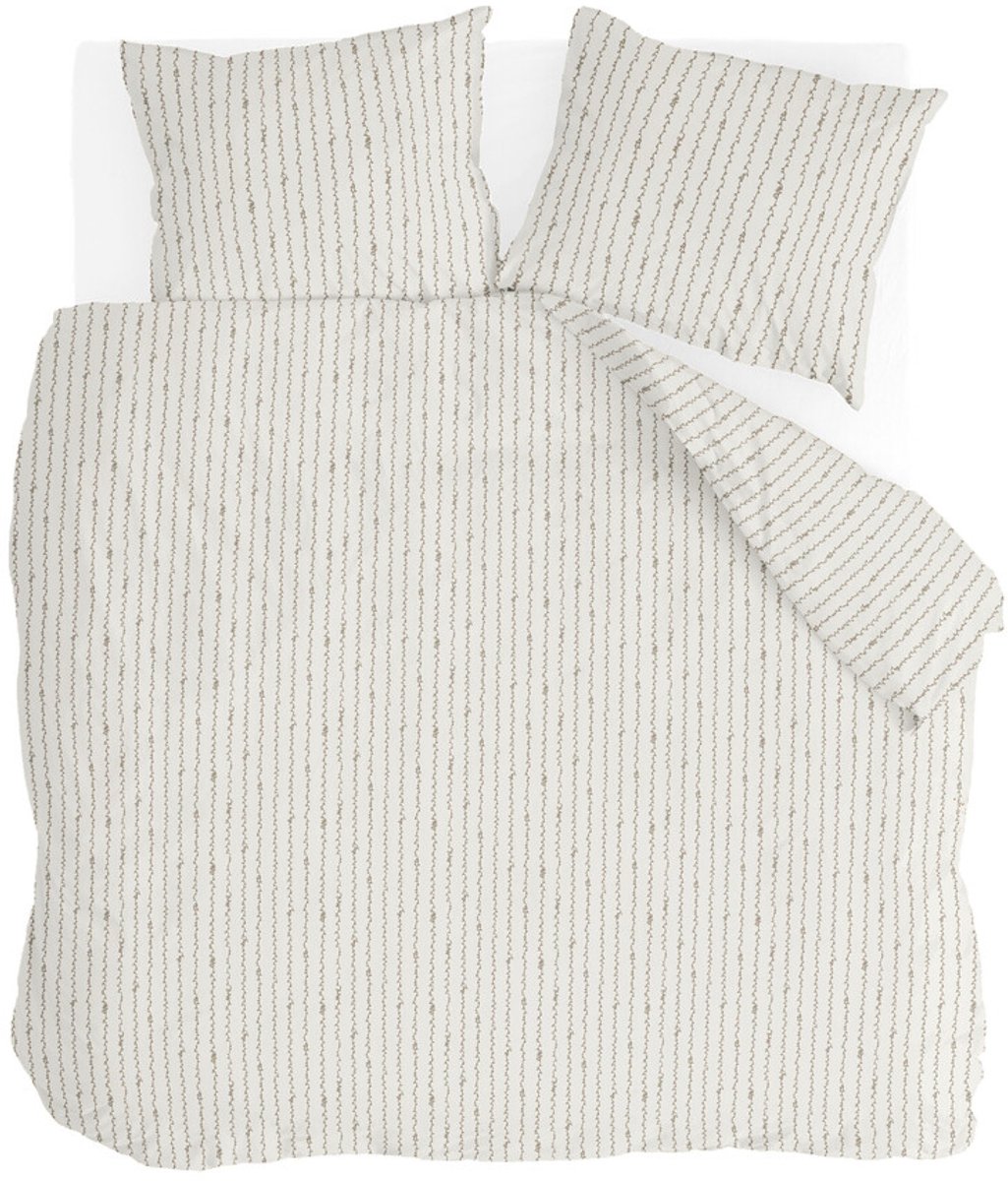 Walra Dekbedovertrek Remade Scribble Symphony - 200x220 - 100% katoen - Beige
