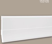 Plint 153105 Profhome Lijstwerk Sierlijst modern design wit 2 m