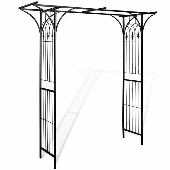 Roestvrije zware metalen tuinboog - breed 140 cm tot 340 cm