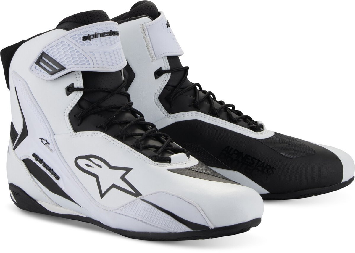 Alpinestars Stella Faster-4 Wit Zwart Dames Motorschoenen - Laars