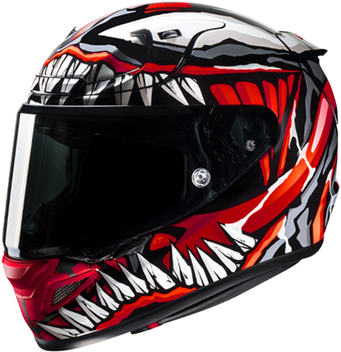 HJC RPHA 12 Maximized Venom Marvel Rood Zwart Integraalhelm - Maat M - Helm