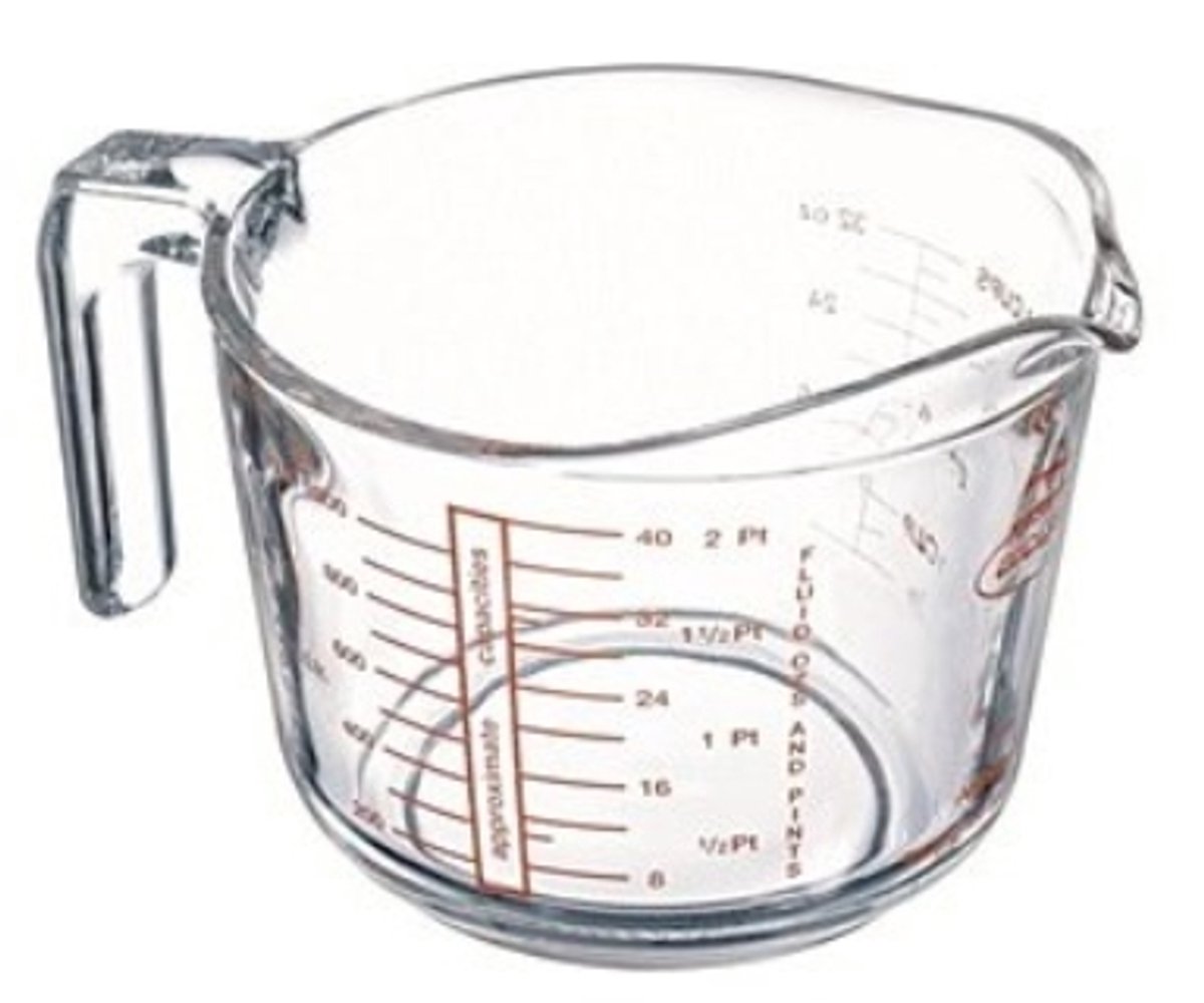Arcuisine maatbeker 1.0L glas