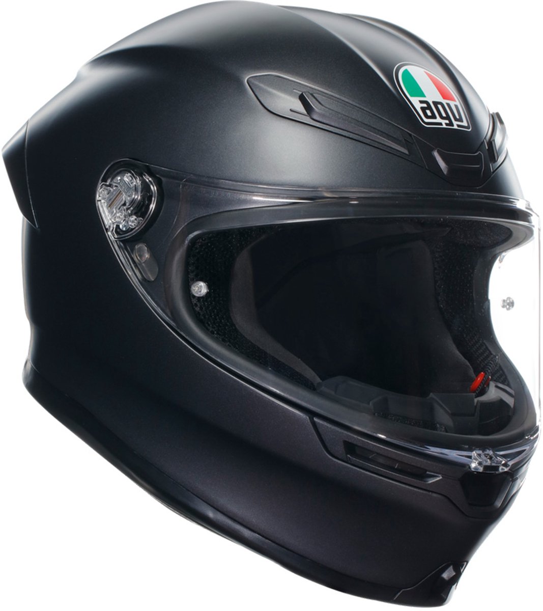 AGV S K6 E2206 mat zwart Integraalhelm MPLK - Maat XXL - Integraal helm - Scooter helm - Motorhelm - Zwart - Scooterhelmen mannen en vrouwen.