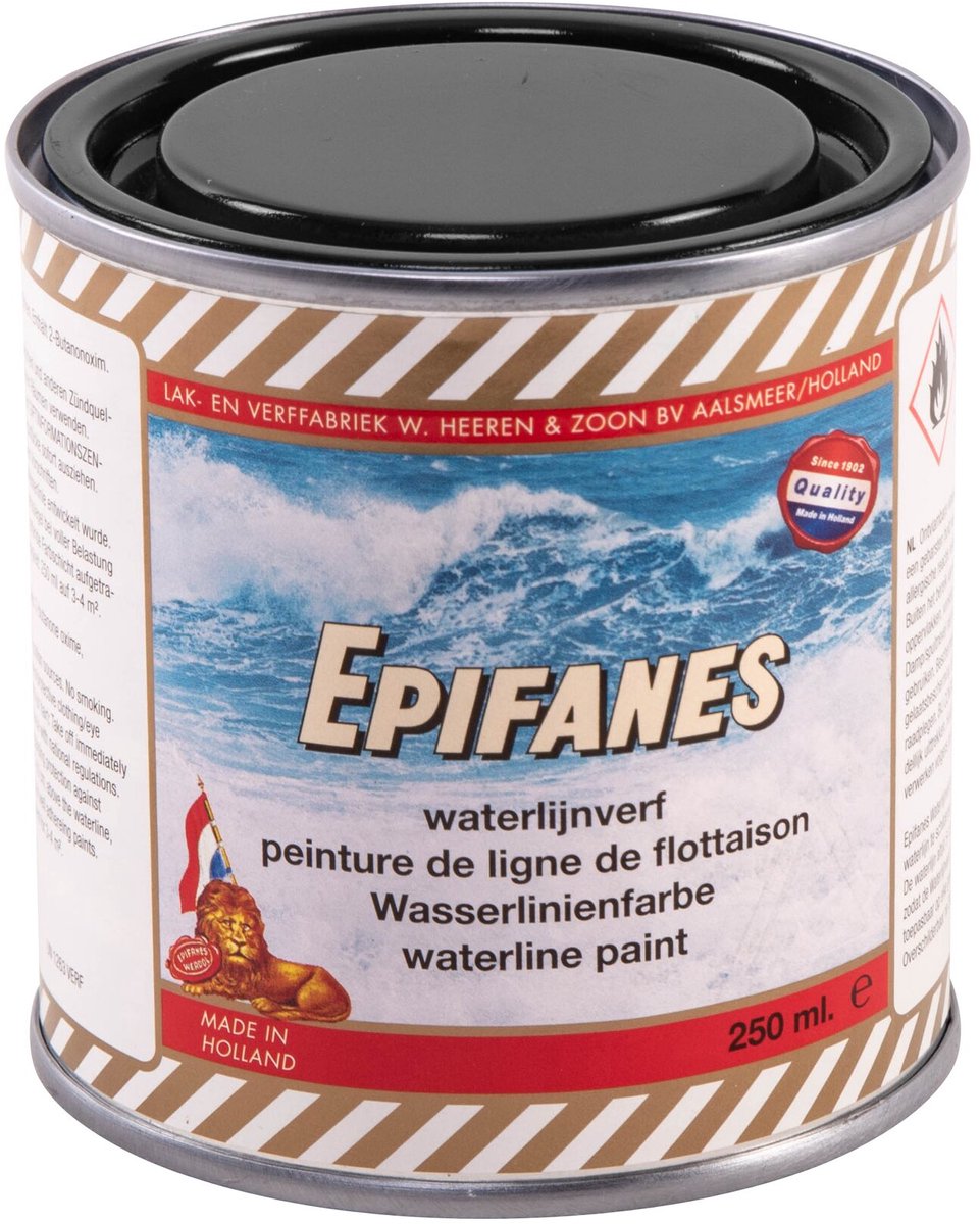 Epifanes Waterlijnverf Zwart